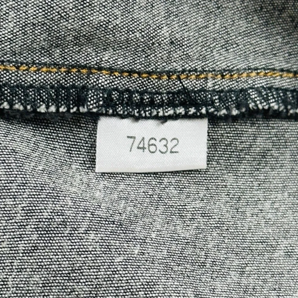 Y2K Ann Taylor LOFT Skirt Women 6P Black Mini Pencil Stretch Denim Workwear‎